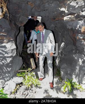 Gran Canarias, Spanien. 31 Okt, 2019. Spanischen König Felipe VI. bei der Eröffnung der 100. Jahrestag Cesar Manrique Geburt Ausstellung in Taro de Tahiche, Lanzarote am Mittwoch, den 30. Oktober 2019. Credit: CORDON PRESSE/Alamy leben Nachrichten Stockfoto