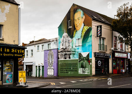 Politische Wandmalereien in Belfast, Nordirland, Vereinigtes Königreich Stockfoto