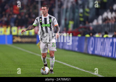 Torino, Italien. 30. Oktober 2019. Italienische Serie A Juventus FC vs Genua CFC. Federico Bernardeschi von Juventus Turin. Stockfoto