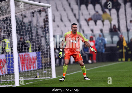 Torino, Italien. 30. Oktober 2019. Italienische Serie A Juventus FC vs Genua CFC. Gianluigi Buffon von Juventus Turin. Stockfoto