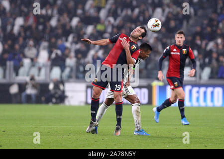 Torino, Italien. 30. Oktober 2019. Italienische Serie A Juventus FC vs Genua CFC. Goran Pandev von Genua CFC. Stockfoto