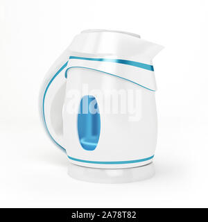 Wasserkocher. 3D-Rendering von 3D-Darstellung Stockfoto