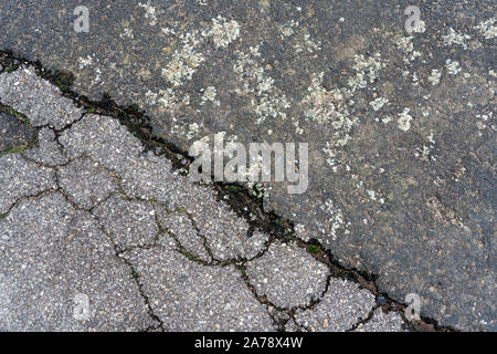 Alte Asphalt Stockfoto