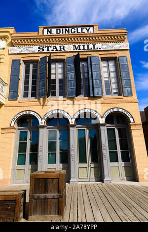 N. Dingley Star Mühlengebäude, Altstadt, Sacramento, die Hauptstadt des Staates Kalifornien, Vereinigte Staaten von Amerika. Stockfoto