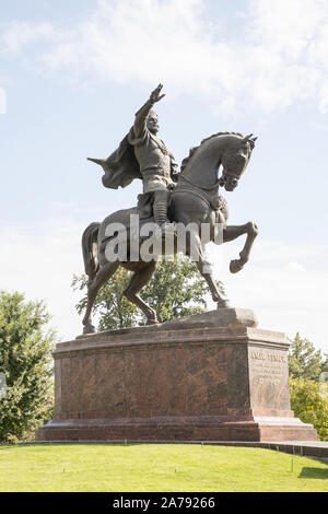 Statue von Amir Timur timur Platz in Taschkent Usbekistan Stockfoto