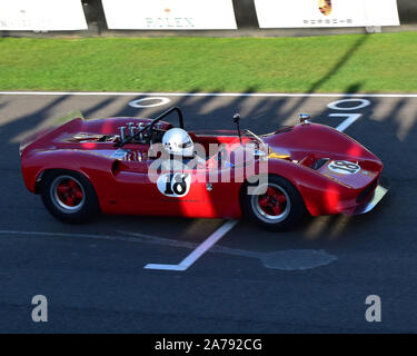 Anthony Taylor, Mc Laren-Chevrolet M1B, Pfingsten Trophy, Sport Prototypen, pre-1966, Goodwood Revival 2019, September 2019, Automobile, Autos, Stromkreis Stockfoto