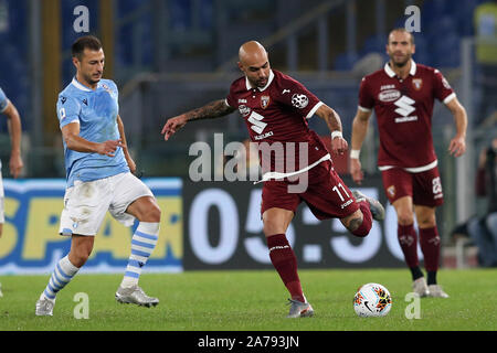 Rom, Italien. 30 Okt, 2019. Rom, Italien, 30. Oktober: Simone Zaza von Torino in Aktion während der Serie ein Match zwischen SS Lazio Rom und Torino FC am Stadio Olimpico am 30. Oktober 2019 in Rom, Italien. (Foto von Giuseppe Fama/Pacific Press) Quelle: Pacific Press Agency/Alamy leben Nachrichten Stockfoto