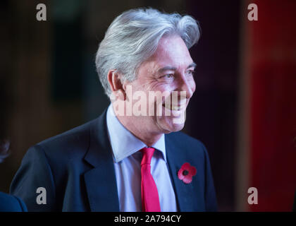 Edinburgh, Großbritannien. 31 Okt, 2019. Edinburgh, 31. Oktober 2019. Im Bild: (Mitte) Richard Leonard MSP-Führer der Scottish Labour Party. Wöchentliche Sitzung des Ersten Minister Fragen an das schottische Parlament. Credit: Colin Fisher/Alamy leben Nachrichten Stockfoto