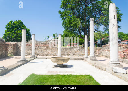 Gamzigrad - das antike Römische Komplex von Palästen und Tempeln Felix Romuliana, erbaut von Kaiser Galerius in Dacia Ripensis. Stockfoto
