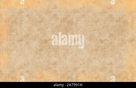 Gelbe grunge Frame altes Papier Textur Hintergrund und kopieren Sie Platz für Text Stockfoto