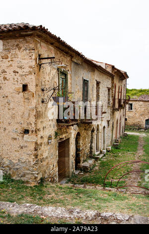 Roscigno Vecchio - alten, verlassenen Dorf in Cilento, Kampanien, Italien Stockfoto