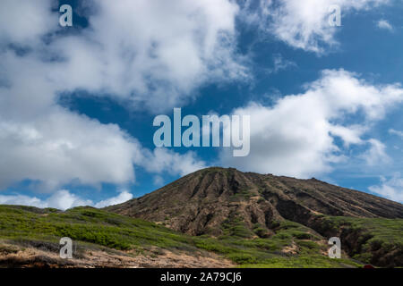 Koko Head Krater auf Oahu Stockfoto