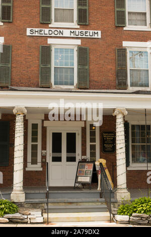 Henry Sheldon Museum in Middlebury Vermont Stockfoto