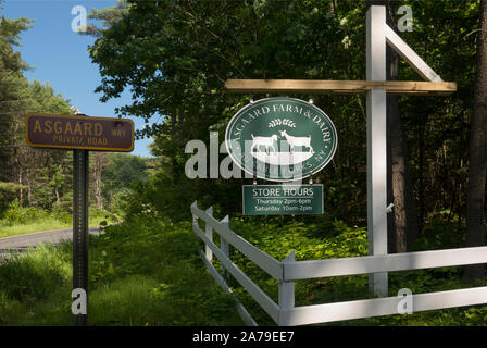 Rockwell Kent Studio bei asgaard Farm und Molkerei Au Sable Gabeln NY Stockfoto