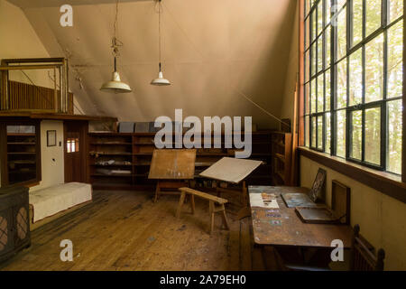 Rockwell Kent Studio bei asgaard Farm und Molkerei Au Sable Gabeln NY Stockfoto