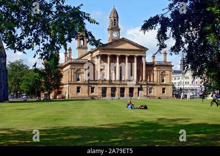 Paisley Rathaus im Zentrum von Paisley, Renfrewshire Scotland Stockfoto