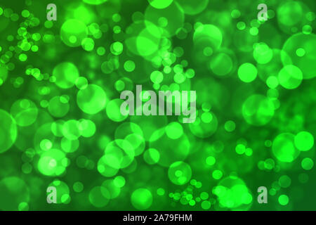 Grün und Weiß bokeh Hintergrund Stockfoto