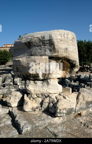 In den alten Zeiten, Didyma war bekannt als der Ort, wo eine kolossale Tempel des Apollo stand, und der Oracle offenbart die Zukunft. Stockfoto