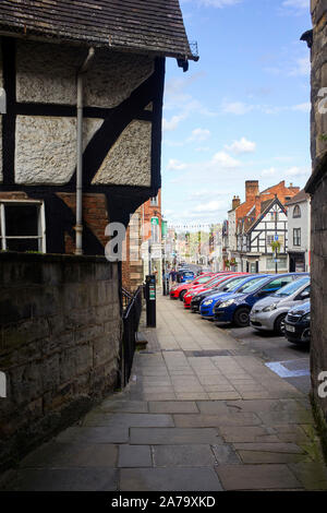 Smith Street gesehen von Eastgate in Warwick Stockfoto