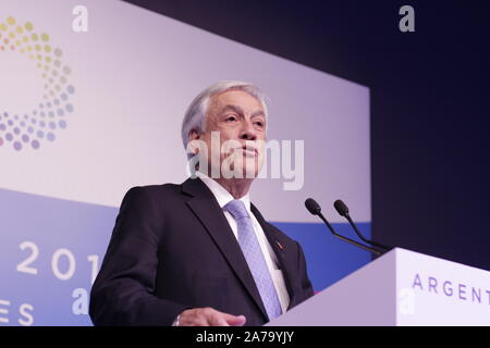 Sebastian Piñera Ex-Präsident Chiles Stockfoto