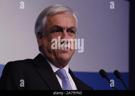 Sebastian Piñera Ex-Präsident Chiles Stockfoto