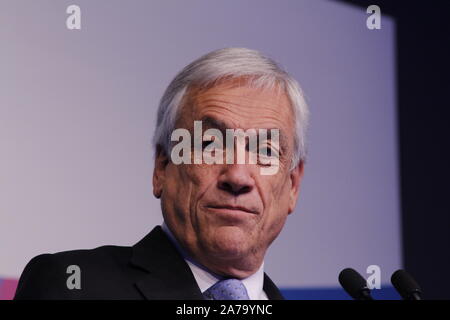 Sebastian Piñera Ex-Präsident Chiles Stockfoto