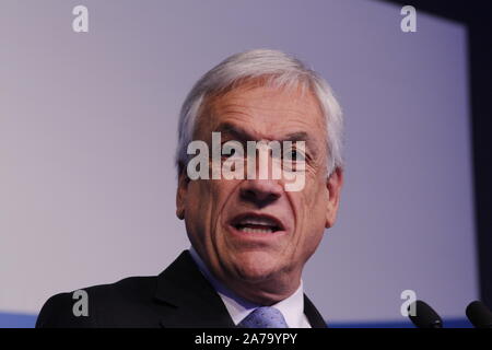 Sebastian Piñera Ex-Präsident Chiles Stockfoto