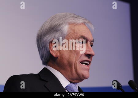 Sebastian Piñera Ex-Präsident Chiles Stockfoto