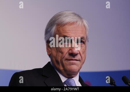 Sebastian Piñera Ex-Präsident Chiles Stockfoto