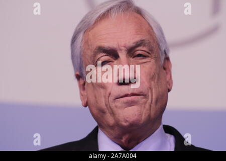 Sebastian Piñera Ex-Präsident Chiles Stockfoto