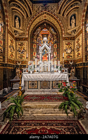 Italia Marche Osimo Kathedrale San Leopardo Cappella SS Sacramento | Italien Marche Osimo Kathedrale San Leopardo Stockfoto