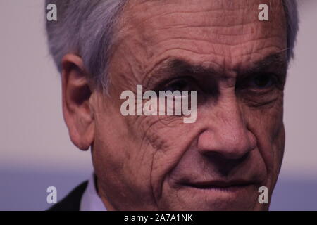 Der Präsident von Chile Sebastian Piñera Stockfoto