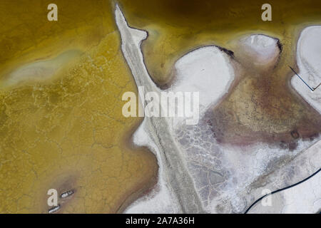 Oben Searles Lake trona Kalifornien Stockfoto