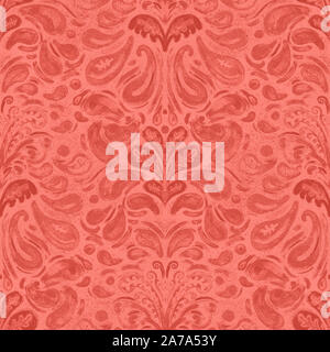 Alten Grunge moderne Damast nahtlose Muster Swatch Stockfoto