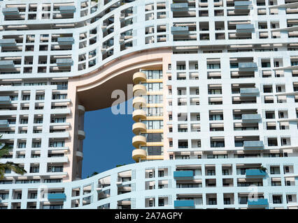 Luxus Apartment Gebäude mit Feng Shui Bohrung an der Repulse Bay in Hongkong Stockfoto