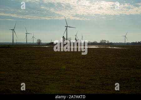 Wing Generatoren in Rapla County, Estland Stockfoto