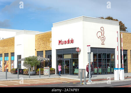 Von Nando Dover Restaurant einer Kette, St James Retail & Leisure Park, Dover, Kent, England, Vereinigtes Königreich Stockfoto