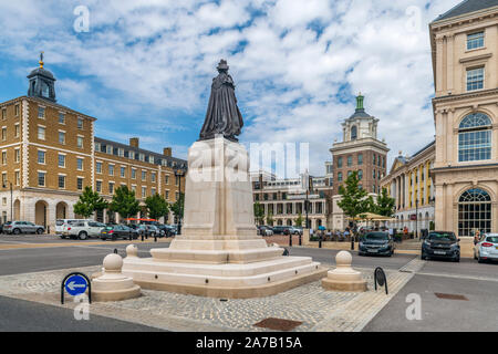 Königin Mutter Square, Poundbury, Dorchester, Dorset. Stockfoto