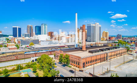 Birmingham, Alabama, USA Antenne Skyline. Stockfoto