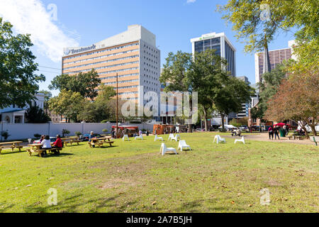 Jackson, MS/USA - Oktober 24, 2019: Smith Park im Zentrum von Jackson, MS Stockfoto