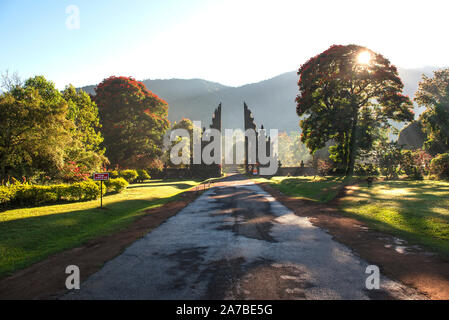 Schöne Reiseziele von Bali in Sunrise Stockfoto