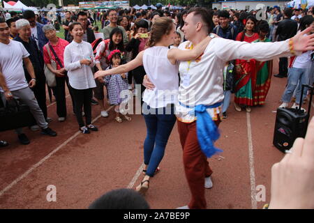 Cultural Festival in Peking Sprache und Kultur der Universität am 20. Mai 2018. Stockfoto