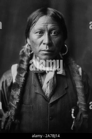 Edward S. Curtis Native American Indians - jicarilla Mann kann. 1904 Stockfoto