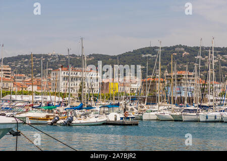 Eine typische Ansicht in Cannes in Frankreich Stockfoto