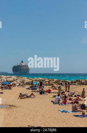 Eine typische Ansicht in Cannes in Frankreich Stockfoto