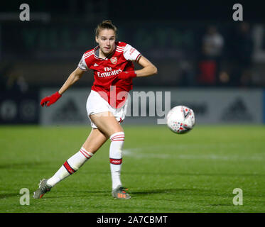 Portsmouth, England - 31. Oktober: Vivianne Miedema von Arsenal während der Uefa Champions League Runde 16 Leg 2 Übereinstimmung zwischen Arsenal Frauen und Stockfoto