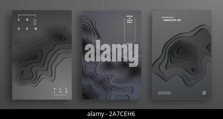 Vintage Papier Banner. Abstract vector Hintergrund. Poster, Banner, Drucken. Vektor Design Illustration. Stock Vektor