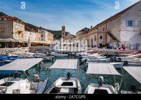 Stadt Hvar, Kroatien Stockfoto