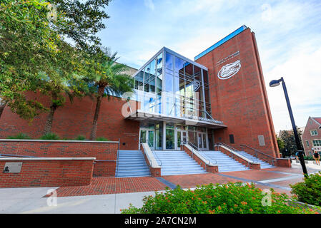 GAINESVILLE, FL, USA - 12. SEPTEMBER: heavener Fußball Komplex und Ben Hill Griffin Stadium "der Sumpf" auf dem Campus der Universität von Florida in Stockfoto