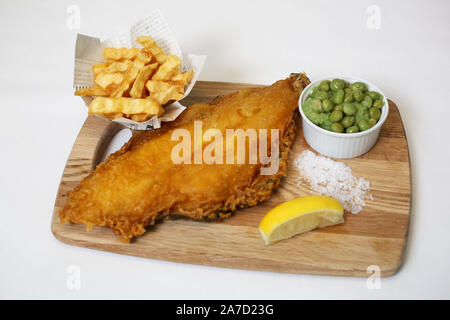 Allgemeine Ansichten von Harry's Fish and Chip Shop in Chichester, West Sussex, UK. Stockfoto